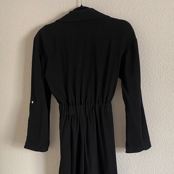 Maje Black Long Sleeve Jumper with Zipper - Picture 5 of 11